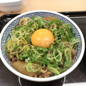ねぎ玉牛丼(吉野家)