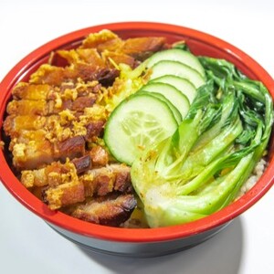 シウヨクファン(脆皮燒肉飯)