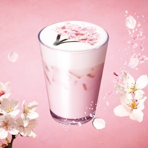 桜 咲くよ ラテ