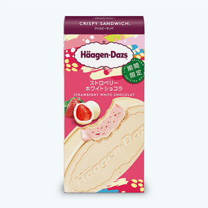 ハーゲンダッツ クリスピーサンド ストロベリーホワイトショコラ