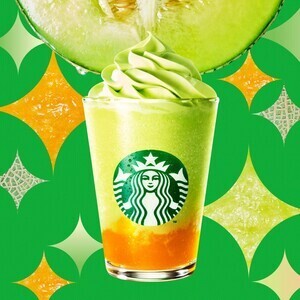 The メロン of メロン フラペチーノ®