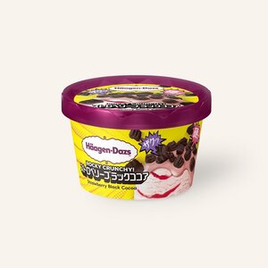 ハーゲンダッツ ミニカップ ROCKY CRUNCHY! ストロベリーブラックココア