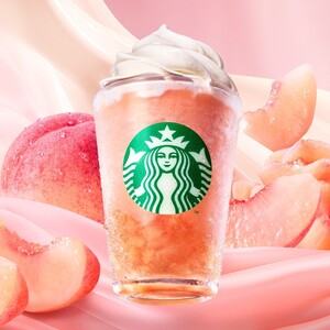 ピーチ & ピーチミルク フラペチーノ®