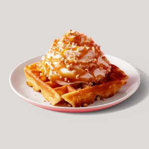 サリー・ブラウン アメリカンワッフル with キャラメル プレッツェル