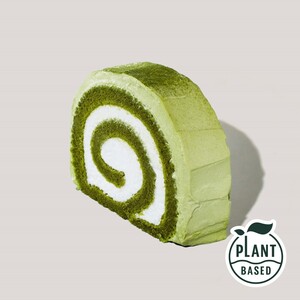 米粉の抹茶ロールケーキ
