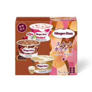 ハーゲンダッツ アソートボックス スイートホリデー (苺のミルクプディング・ショコラタルト・キャラメルラテ)