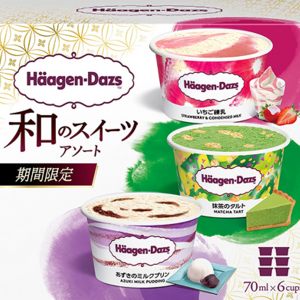 ハーゲンダッツ アソートボックス 和のスイーツ アソート（いちご練乳・抹茶のタルト・あずきのミルクプリン）