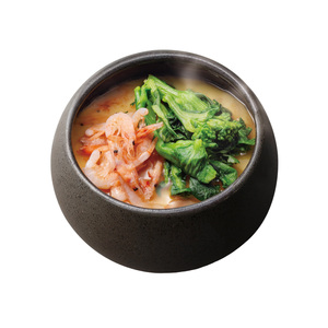 桜えびと菜の花の茶碗蒸し