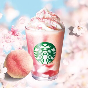 桜 咲くよ 白桃 フラペチーノ®