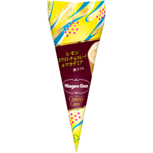 ハーゲンダッツ クリーミーコーン レモンホワイトチョコレート&マカデミア