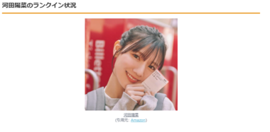 【祝・2nd写真集発売】日向坂46・河田陽菜の順位をチェック！かわいいメンバー第2位！