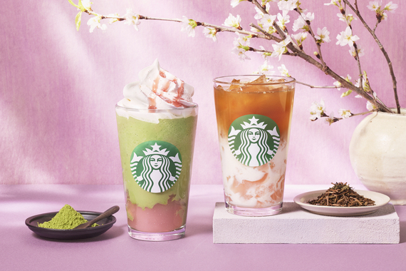 桜わらびもち×抹茶・ほうじ茶!スタバの春限定ドリンク2月発売