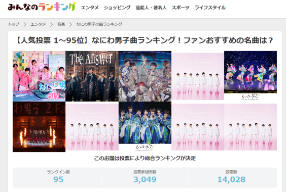 なにわ男子の全カップリング曲が一斉配信決定!デビュー曲から最新作まで音楽配信サービスで完全網羅